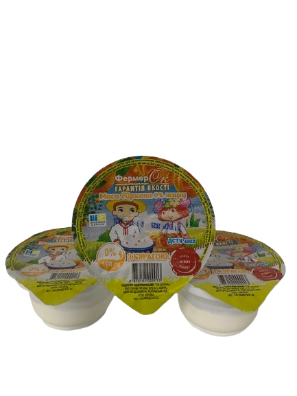 Маса сиркова 0% жиру 100 г ТМ ФермерОк